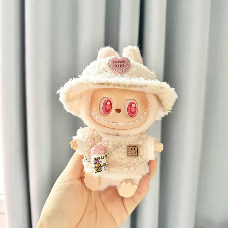17cm Kawaii Plush Doll'S Clothes Outfit Accessories For Korea Kpop Exo Labubu Idol Dolls Pumpkin Set Clothing DIY Christmas Gift