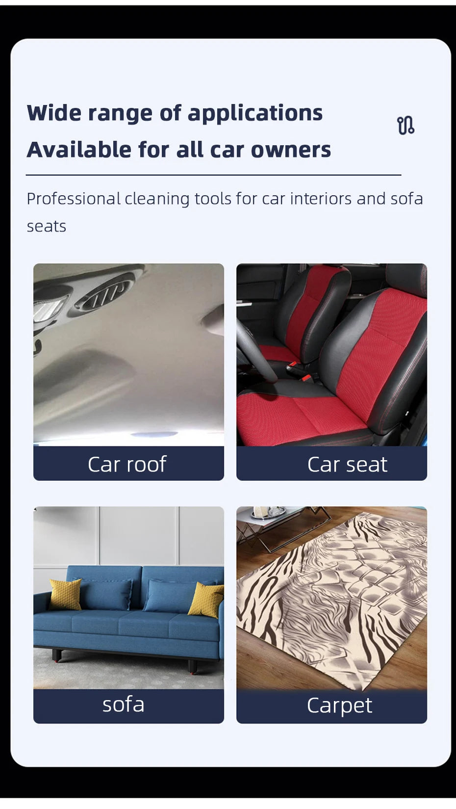 Carpet Extractor Carpet Vacuum Cleaner Upholstery Auto Furniture Cleaning Hand Tool Suction Machine Tool Cleaning Injection