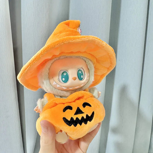 Halloween Clothing Plush Doll'S Clothes Outfit Accessories For Korea Kpop Exo Labubu I II Idol Dolls Sitting Party Pumpkin Suit