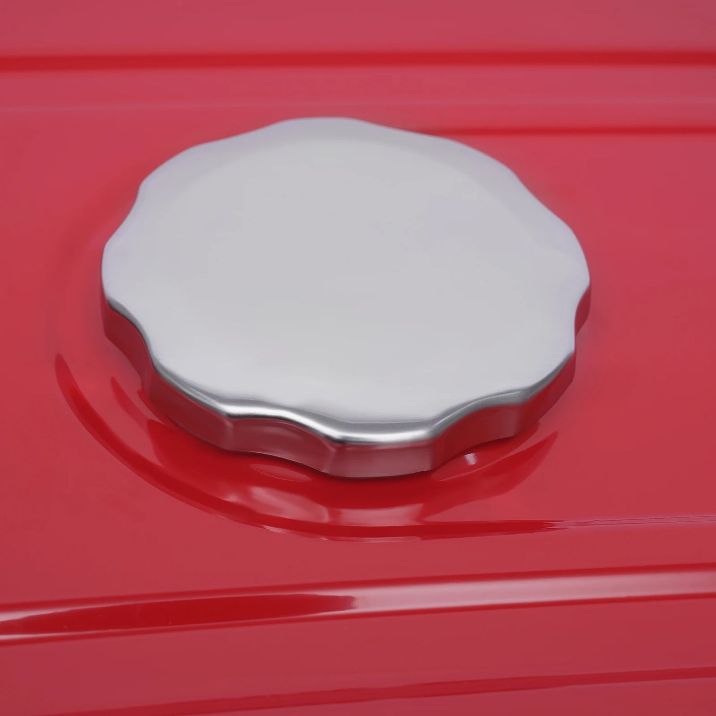 4 Gallon Red Generator Universal Fuel Tank 15L Equipment Tank with Chrome Cap Gauge Fits for EC2500