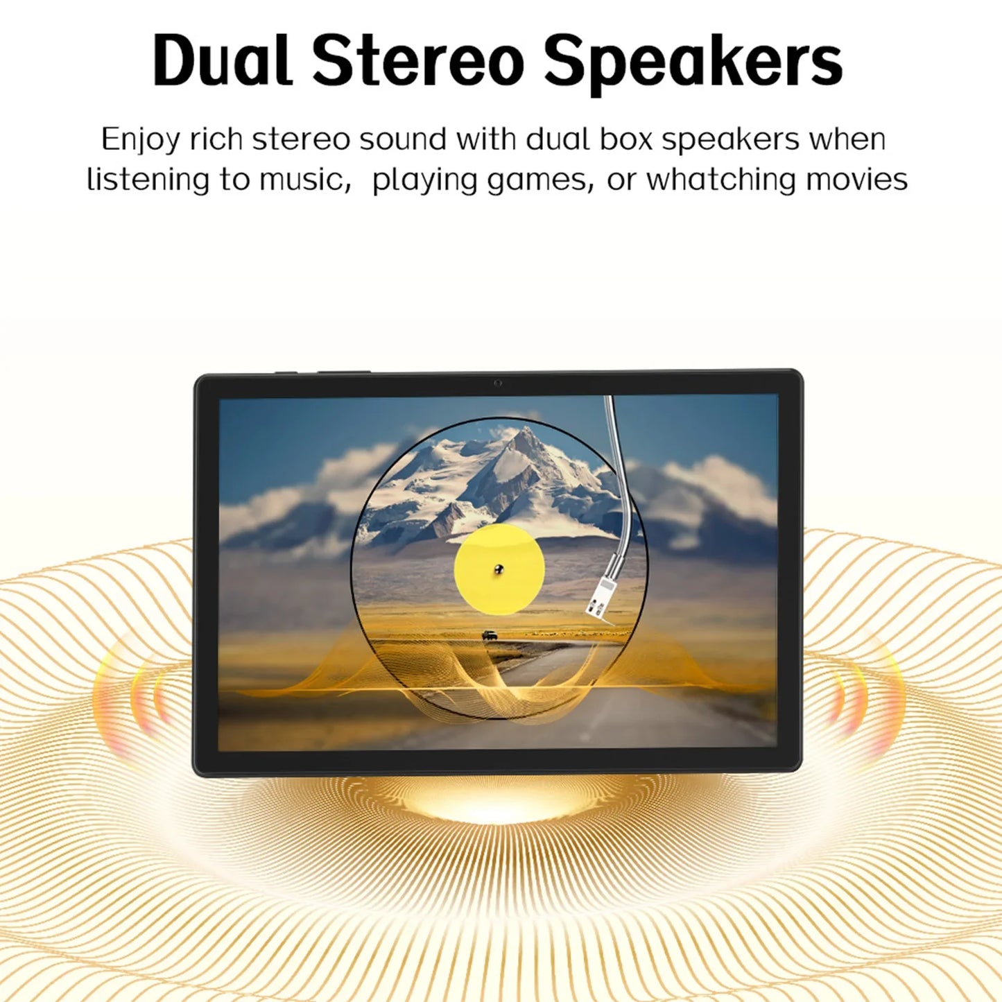 ANRY 10.95-inch HD Display Tablet Android 15 12GB RAM 128 ROM 2.4G/5G WiFi T606 Octa-Code 8000mAh Android Tablets with Case