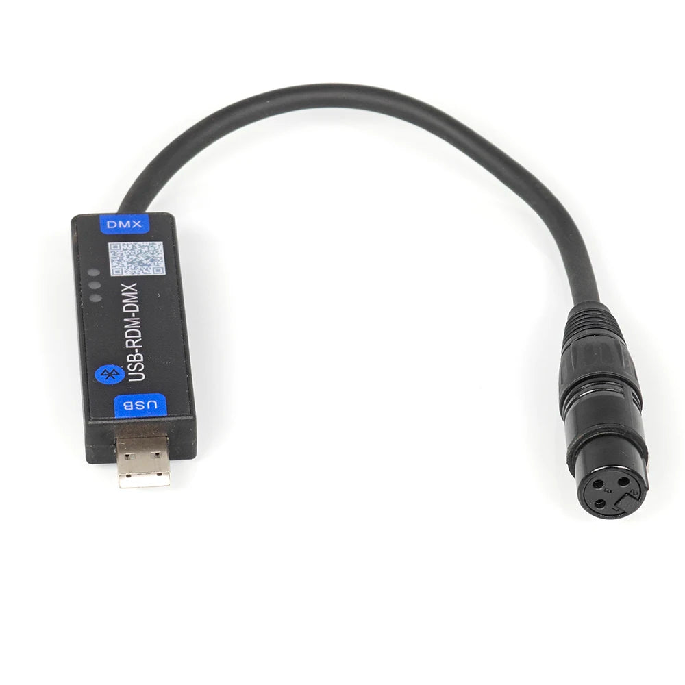 USB-RMD-DMX Mobile App DMX Dialer Stage Light Wireless DMX Controller Bluetooth DMX Controller Only Supports Android Devices