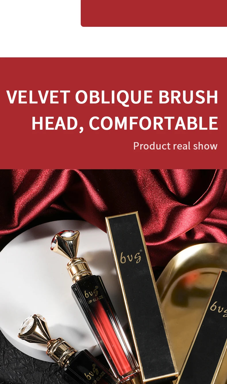 Lip Gloss Durable Moisturizing Waterproof Non-fading Non-stick Cup Color Durable Velvet Matte Lip Gloss Cosmetics For Women