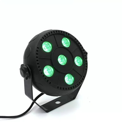 LED Par Light 6x3W RGBW DJ Controller Disco Party Holiday Christmas Bar Club Wedding Birthday Gig Stage Light