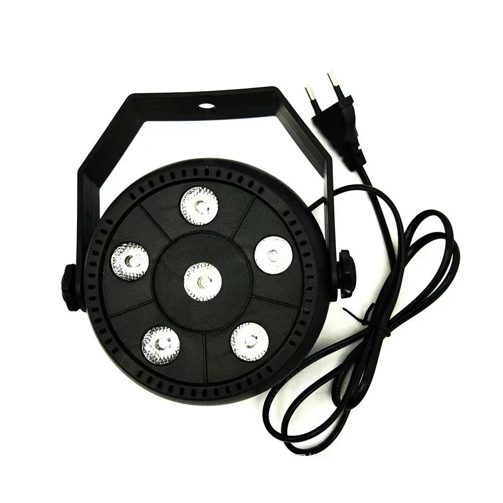 LED Par Light 6x3W RGBW DJ Controller Disco Party Holiday Christmas Bar Club Wedding Birthday Gig Stage Light