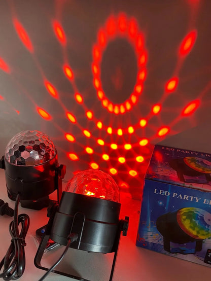 1-4Pack Aalternating Fashing Light Stage Lamp with Remote Control EU Disco Ball Lamps for Home Room Parties Birthday Wedding Bar