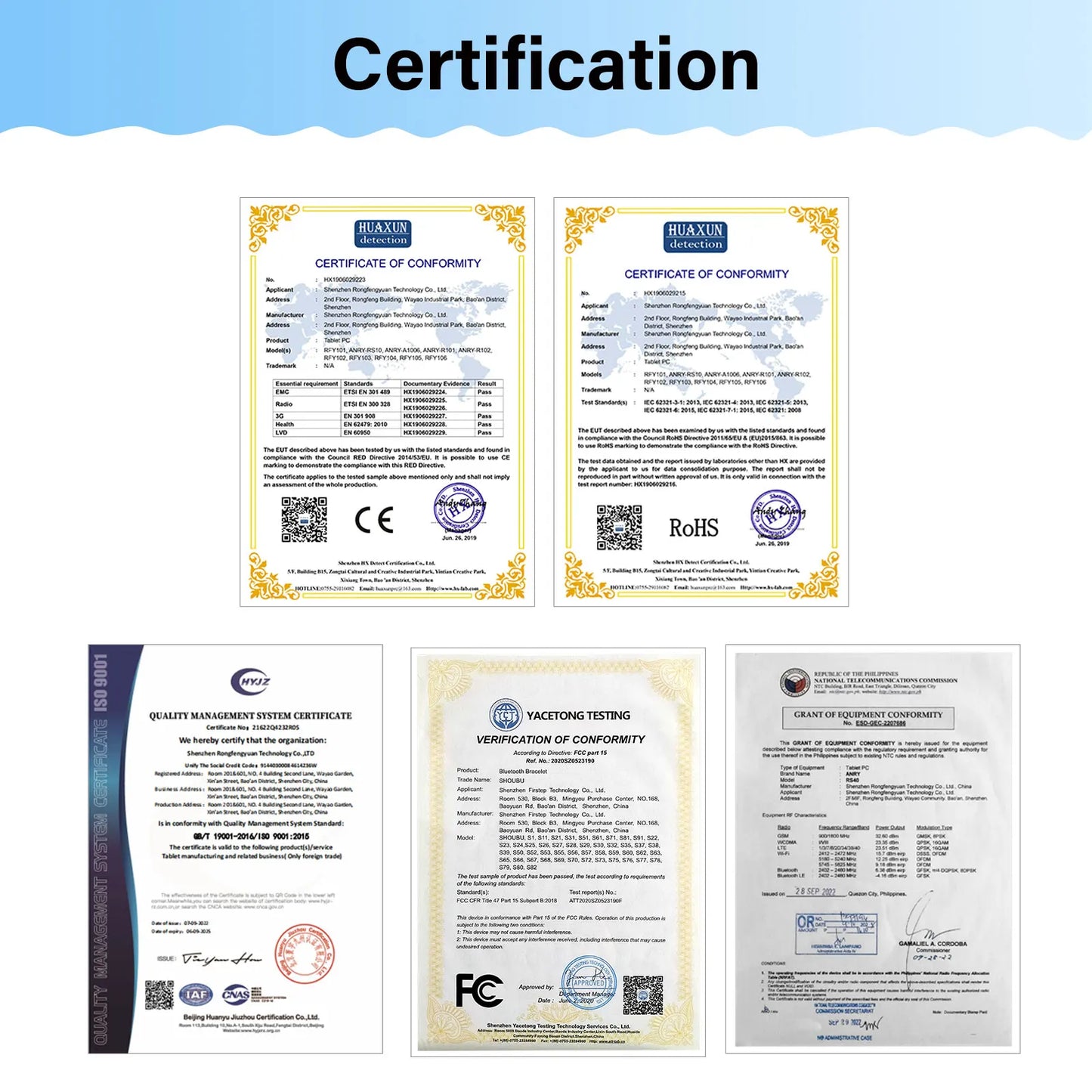 ANRY 10.95-inch HD Display Tablet Android 15 12GB RAM 128 ROM 2.4G/5G WiFi T606 Octa-Code 8000mAh Android Tablets with Case