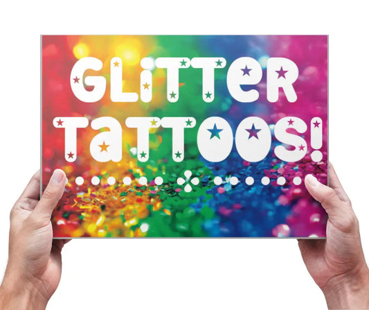 A4 Sign - Glitters Tattoos